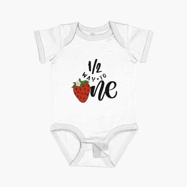 Item preview, Half Way Strawberry 1/2 Birthday Half Birthday designed and sold by Shosohey.