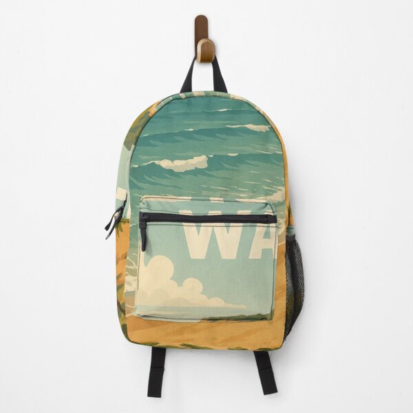 Item preview, Agnes Water Queensland Beach with Coastal Palms designed and sold by Aryabek.