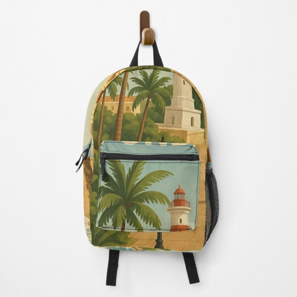 Item preview, Pondicherry Lighthouse and Seaside Cathedral Walk designed and sold by Aryabek.
