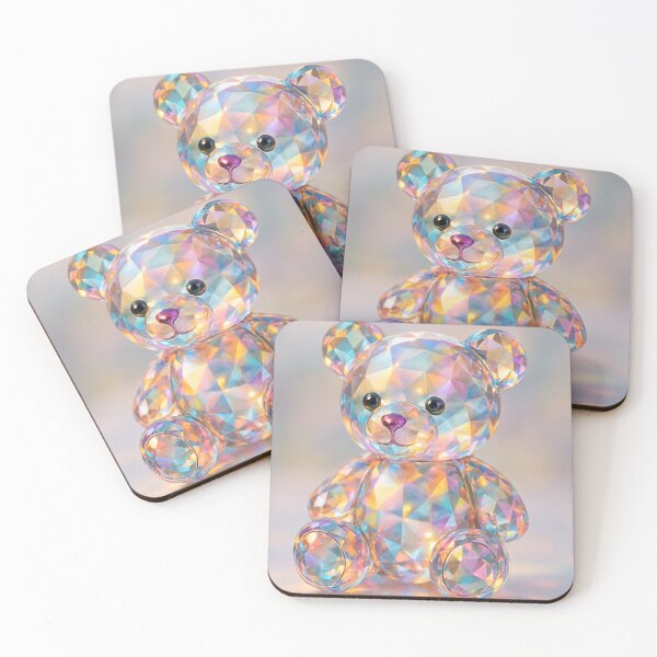 Item preview, Crystal Prism Teddy Bear designed and sold by RinWinArts.