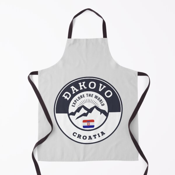 Item preview, Ðakovo Croatia Black and White Crest designed and sold by World Designs.