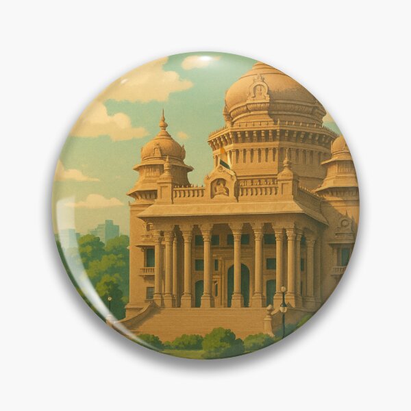 Item preview, Bengaluru Vidhana Soudha with Sunset Sky designed and sold by Aryabek.