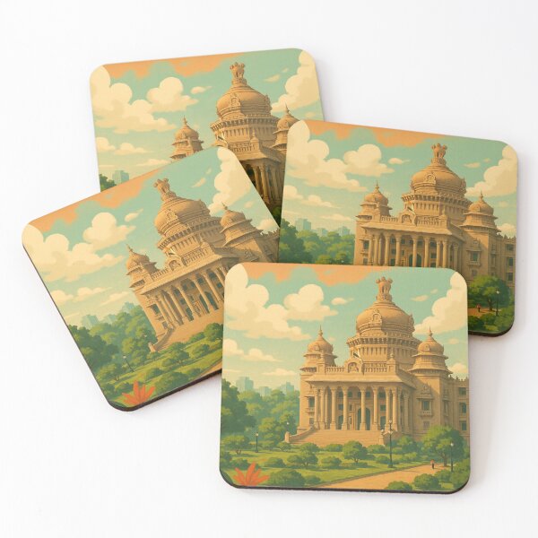Item preview, Bengaluru Vidhana Soudha with Sunset Sky designed and sold by Aryabek.