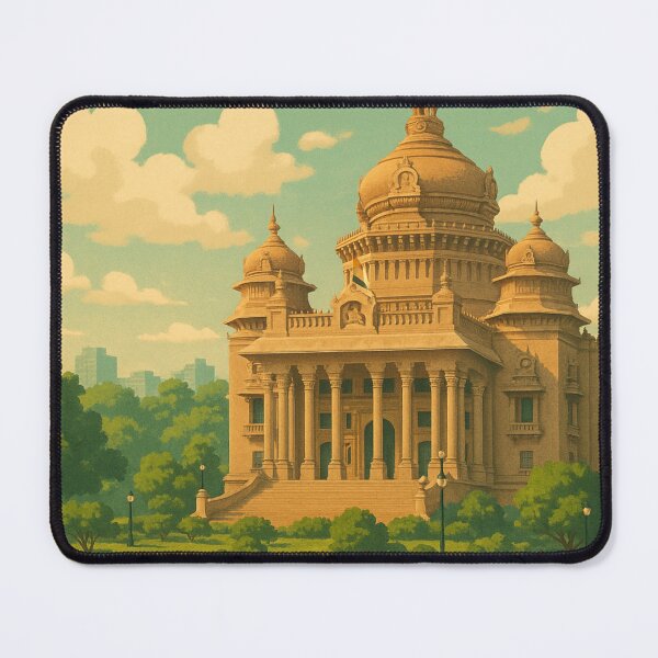 Item preview, Bengaluru Vidhana Soudha with Sunset Sky designed and sold by Aryabek.