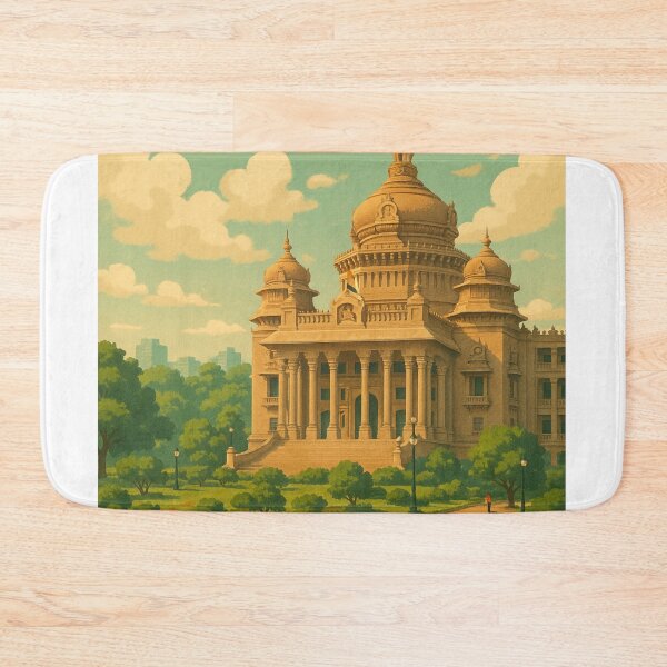 Item preview, Bengaluru Vidhana Soudha with Sunset Sky designed and sold by Aryabek.