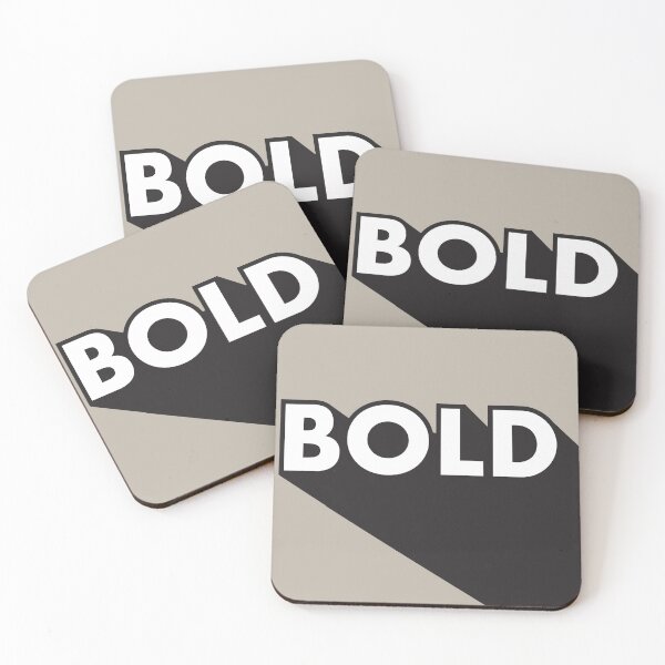 Item preview, BOLD – Powerful Minimalist Typography Art Print designed and sold by studioawat.
