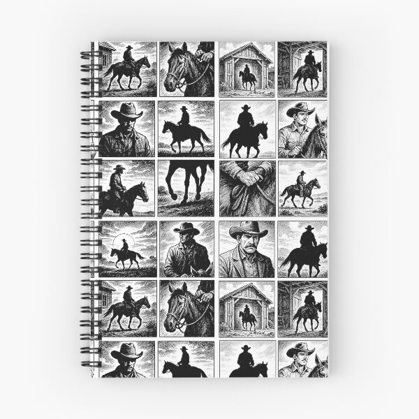 Item preview, Cowboys and Horses Storyboard designed and sold by JMcCordArt.