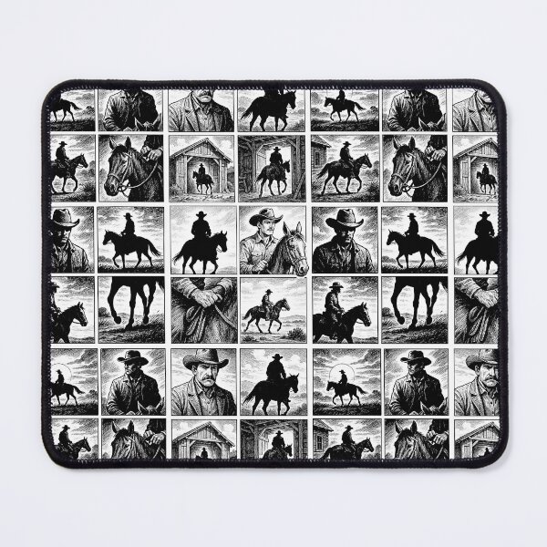 Item preview, Cowboys and Horses Storyboard designed and sold by JMcCordArt.