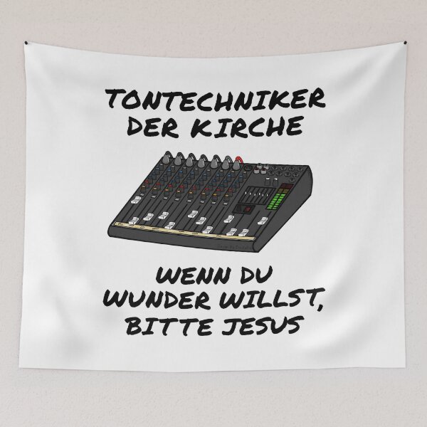 Item preview, I Do Church Sound For Miracles Ask Jesus (German) designed and sold by doodlerob.