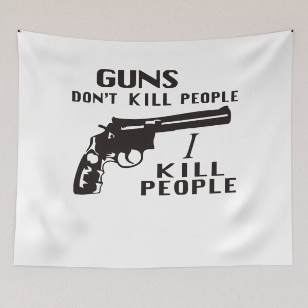 Item preview, Guns Dont People designed and sold by colcordnathaly.