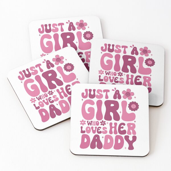 Item preview, Just A Girl Who Loves Her Daddy Floral Retro designed and sold by XuanhieuBp.