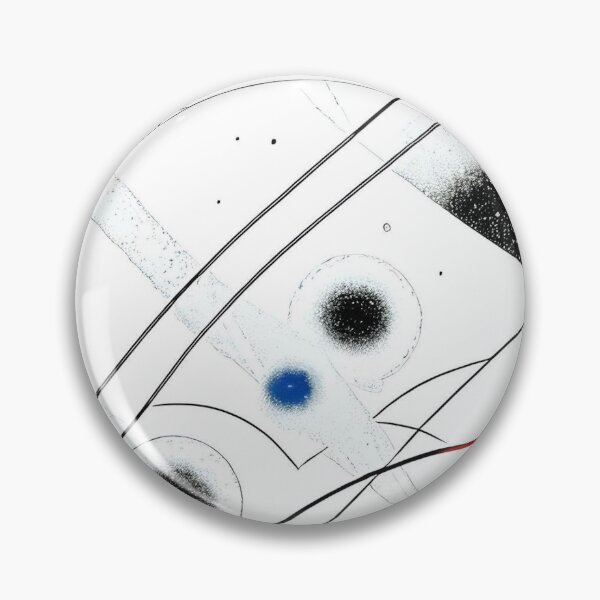 Item preview, Large Black and White Blue Space Abstract Art designed and sold by Esterlane.