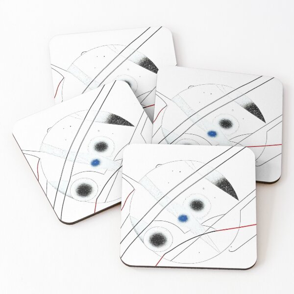 Item preview, Large Black and White Blue Space Abstract Art designed and sold by Esterlane.
