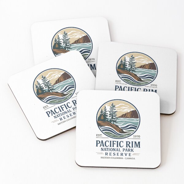 Item preview, A Vintage Illustration of Pacific Rim National Park Reserve - Canada designed and sold by GoodOldVintage.