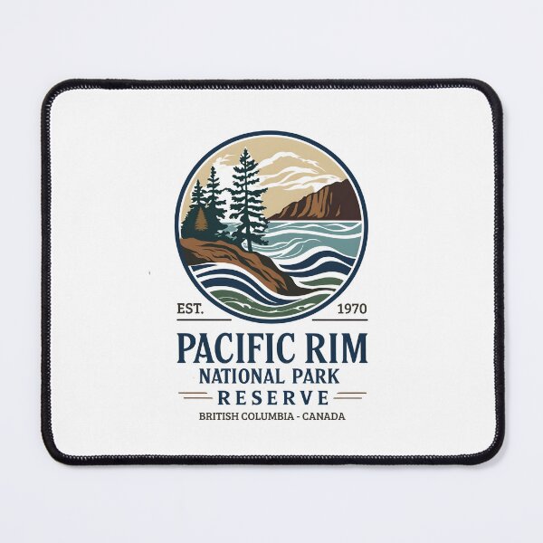 Item preview, A Vintage Illustration of Pacific Rim National Park Reserve - Canada designed and sold by GoodOldVintage.