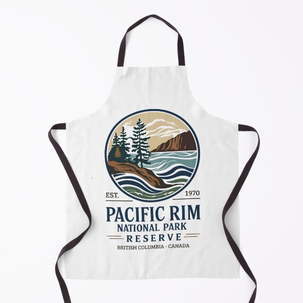 Item preview, A Vintage Illustration of Pacific Rim National Park Reserve - Canada designed and sold by GoodOldVintage.