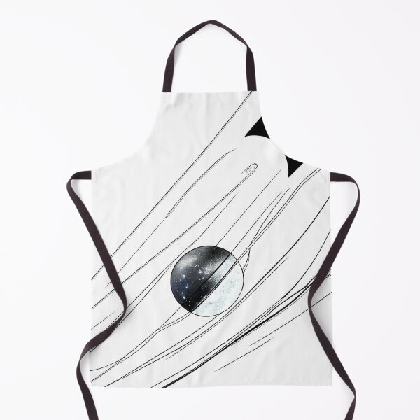 Item preview, Black and White Blue Space Abstract Art designed and sold by Esterlane.