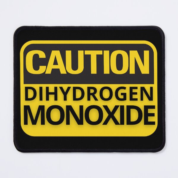 Item preview, DHMO Dihydrogen Monoxide Caution designed and sold by CyberArtistOne.