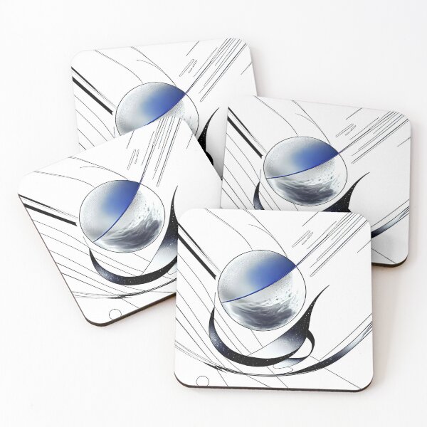 Item preview, Blue Outer Space Abstract Art designed and sold by Esterlane.