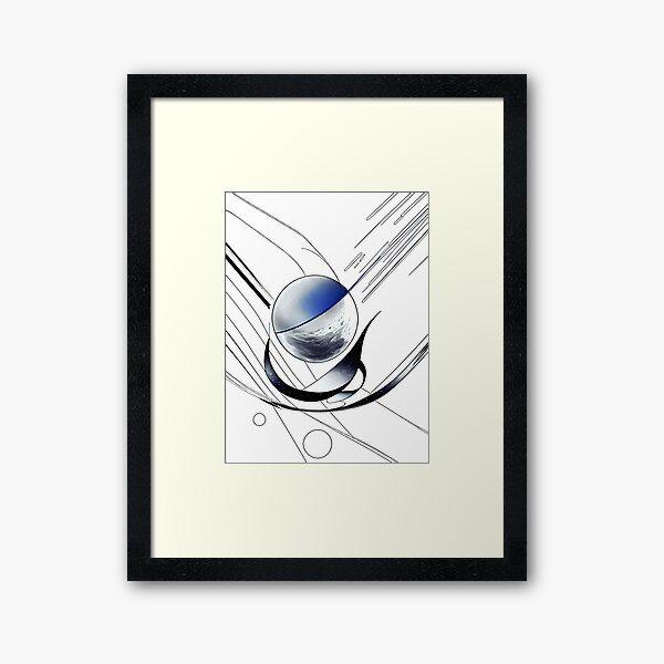 Item preview, Blue Outer Space Abstract Art designed and sold by Esterlane.