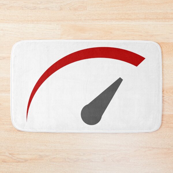 Item preview, Red Speed Indicator Gauge - Racing Car Dashboard Retro Design designed and sold by wa2022.