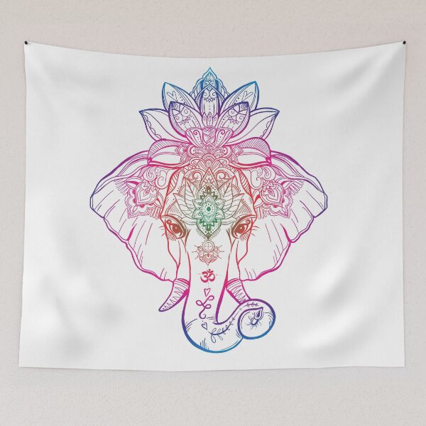 Item preview, Indian Lotus Elephant  designed and sold by Raven Fisher.