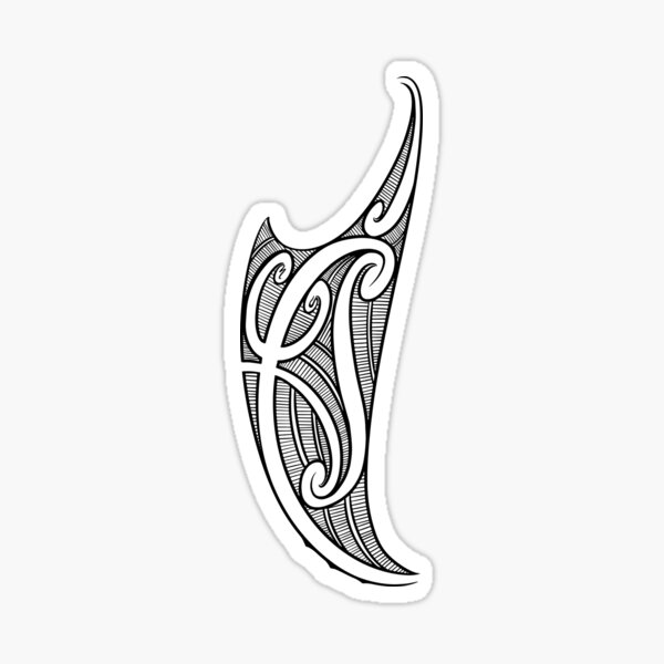 Item preview, Māori Pattern White designed and sold by HoodieFarm.
