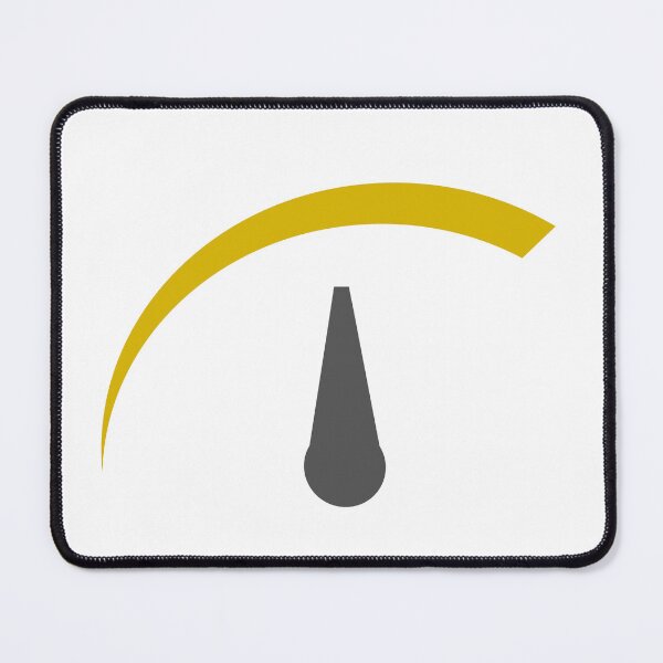 Item preview, Bright Yellow Caution Indicator - Retro Car Dashboard Design designed and sold by wa2022.