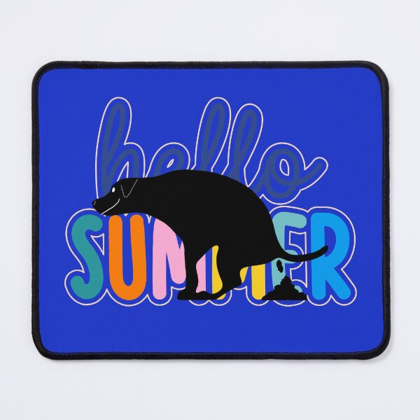 Item preview, Funny Pooping Dog Hello Summer designed and sold by Willyboy16.