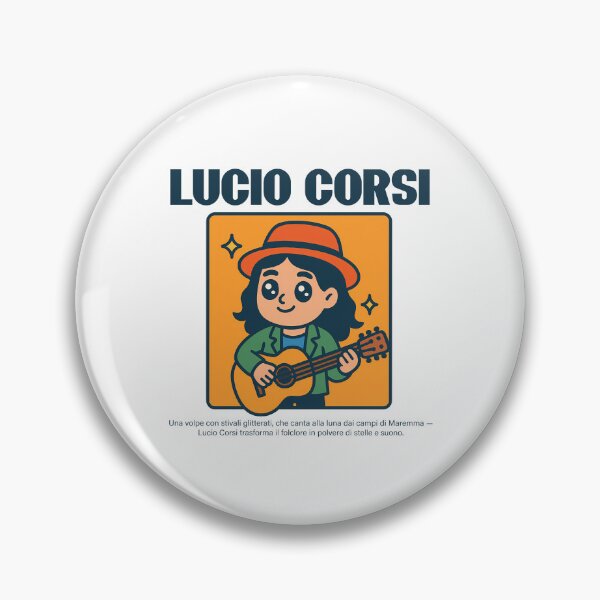 Item preview, Lucio Corsi Illustrazione Vintage Folk Rock con Chitarra designed and sold by DineshArtShop.