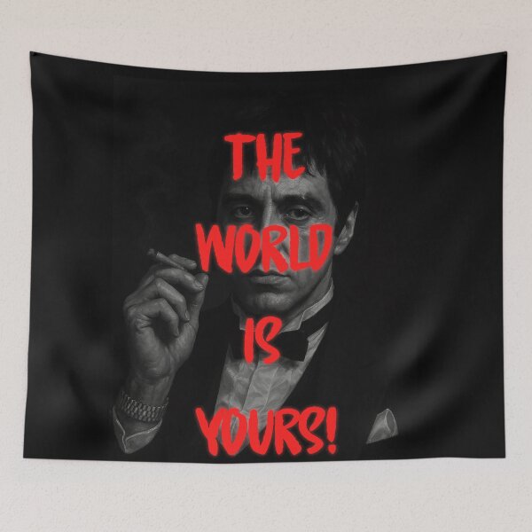 Item preview, Tony Montana Neon Portrait designed and sold by Enea Kelo.