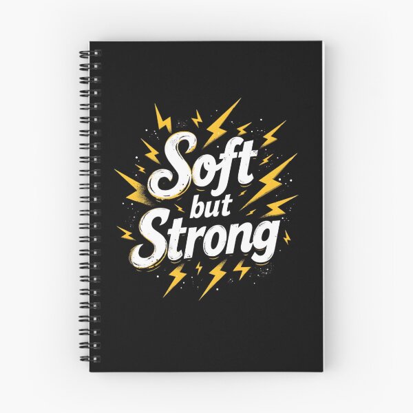 Item preview, Soft, But Strong – Gentle Power Affirmation Design designed and sold by KansydMerch.