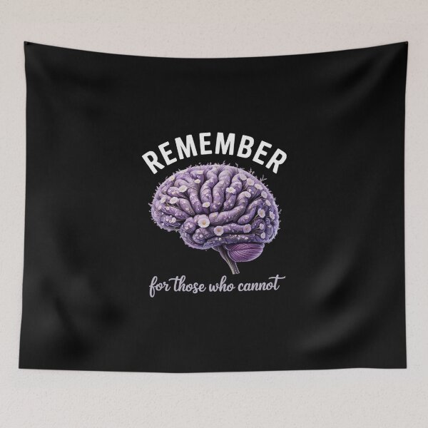 Item preview, Remember for Those Who Cannot – Dementia & Memory Loss Awareness Quote designed and sold by ThatBBStore.