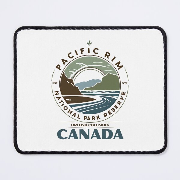 Item preview, A Vintage Illustration of Pacific Rim National Park Reserve - Canada designed and sold by GoodOldVintage.