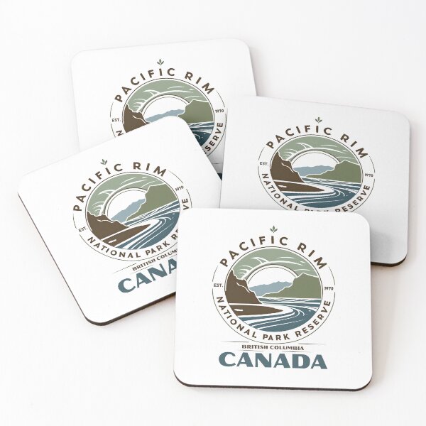 Item preview, A Vintage Illustration of Pacific Rim National Park Reserve - Canada designed and sold by GoodOldVintage.