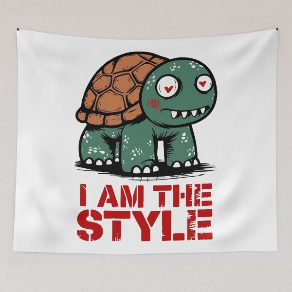 Item preview, turtle designed and sold by QuanntixArt.
