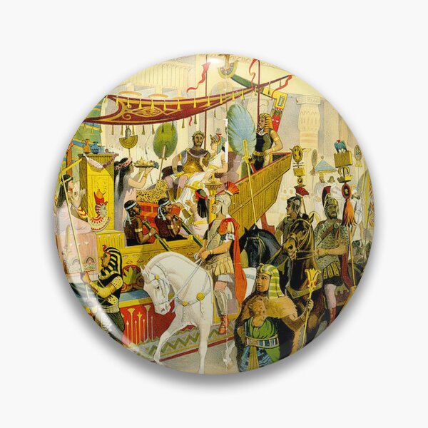 Item preview, BARNUM and BAILEY CIRCUS : Vintage Cleopatra Pageant Print  designed and sold by posterbobs.