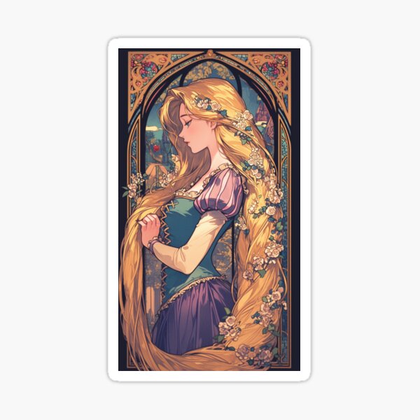 Artikel-Vorschau von Brüder Grimm Rapunzel Prinzessin, designt und verkauft von MendaciousMina.