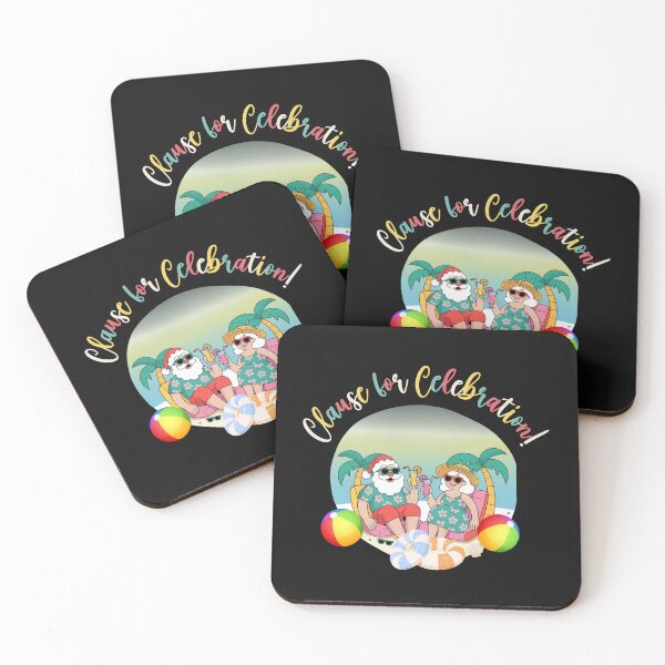 Item preview, Clause for Celebration – Santa & Mrs. Claus on a Sunny Beach designed and sold by WHDProduction45.