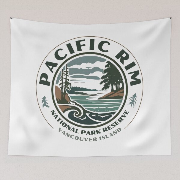 Item preview, A Vintage Illustration of Pacific Rim National Park Reserve - Canada designed and sold by GoodOldVintage.