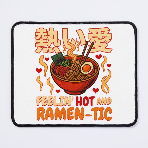 Item preview, Hot and Ramen-tic – Ramen Bowl designed and sold by CatchyfulPrints.