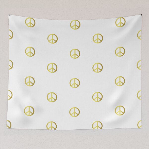 Item preview, Peace Symbol Gold designed and sold by Sartoris Art.