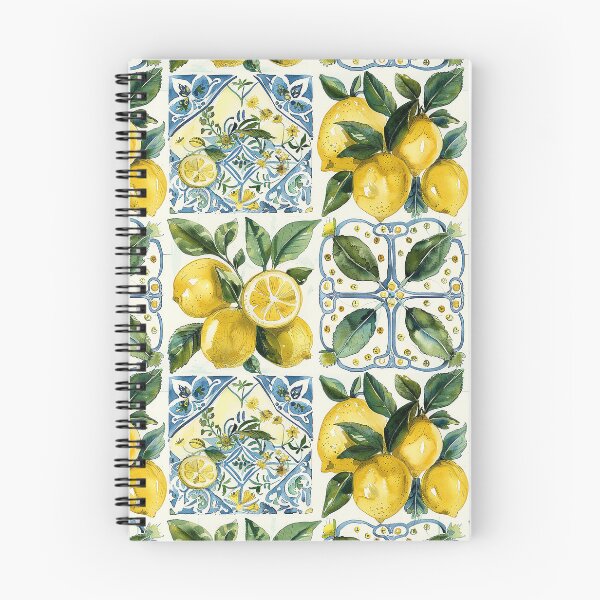 Item preview, Happy Amalfi Coast Lemon Pattern designed and sold by PG Illustration.