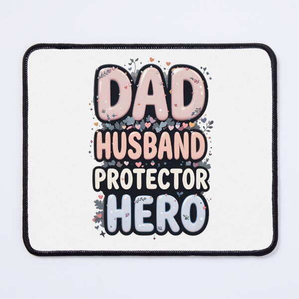 Item preview, dad, husband, protector, hero designed and sold by Ismartista.