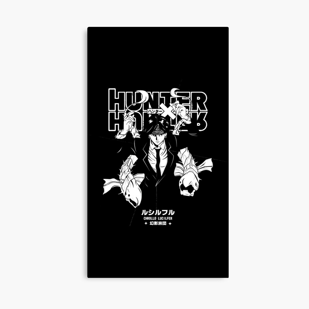 Chrollo Lucifer Hunter x Hunter Black & White Art Photographic Print