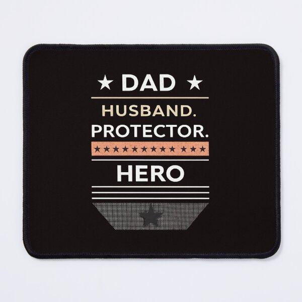 Item preview, dad, husband, protector, hero designed and sold by Ismartista.