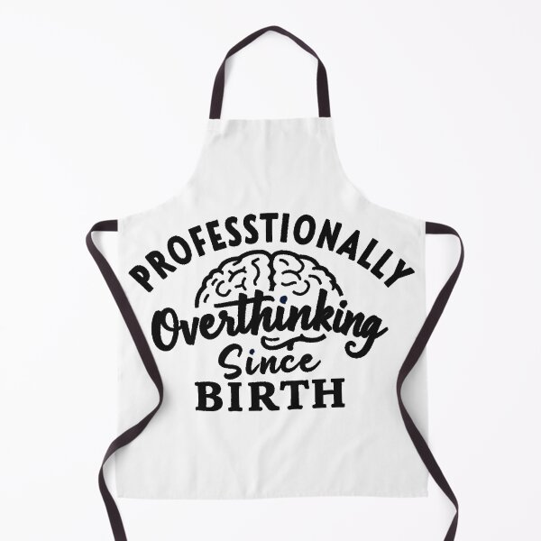 Item preview, Professionally Overthinking Since Birth – Funny Introvert & Mental Health Design designed and sold by solo-shopp.