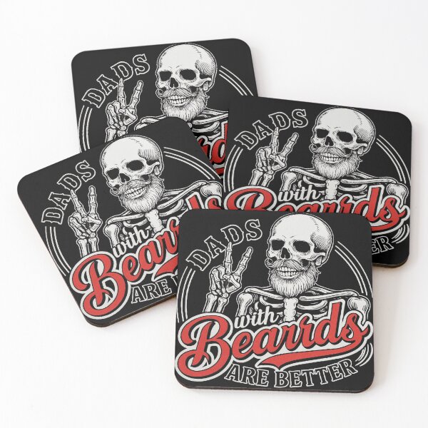 Item preview, Dads With Beards Are Better – Funny Skeleton Dad Design designed and sold by ClubGamers.