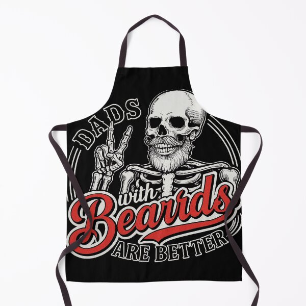 Item preview, Dads With Beards Are Better – Funny Skeleton Dad Design designed and sold by ClubGamers.