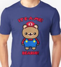 Cute Bear Funny Kawaii Mario Parody Unisex T-Shirt